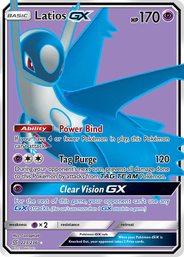Latios GX (223/236) [Sun & Moon: Unified Minds] | North Game Den