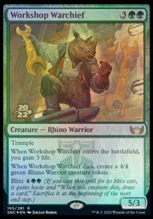 Workshop Warchief [Streets of New Capenna Prerelease Promos] | North Game Den