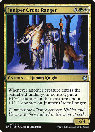 Juniper Order Ranger [Conspiracy: Take the Crown] | North Game Den