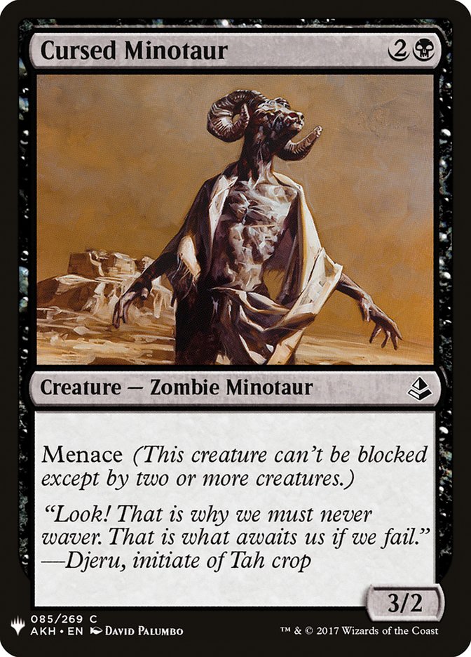 Cursed Minotaur [Mystery Booster] | North Game Den