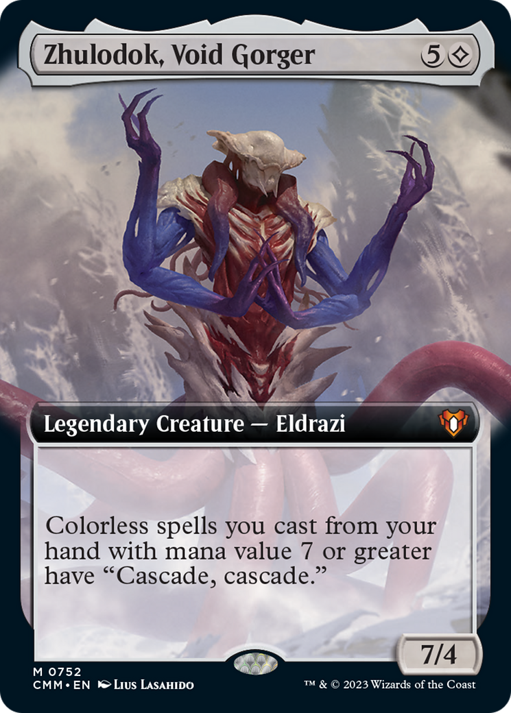 Zhulodok, Void Gorger (Extended Art) [Commander Masters] | North Game Den