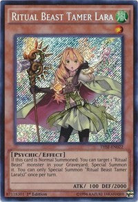 Ritual Beast Tamer Lara [THSF-EN022] Secret Rare | North Game Den