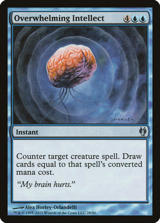 Overwhelming Intellect [Duel Decks: Izzet vs. Golgari] | North Game Den