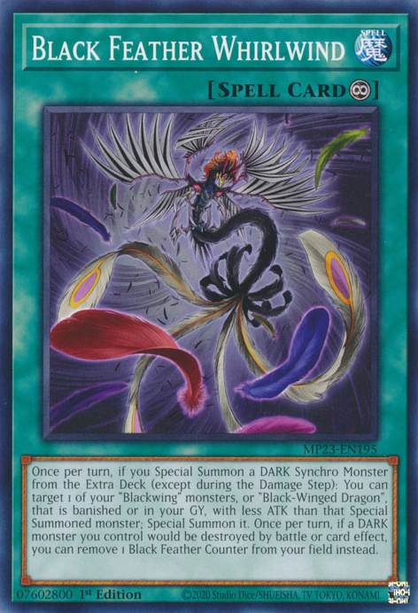 Black Feather Whirlwind [MP23-EN195] Common | North Game Den