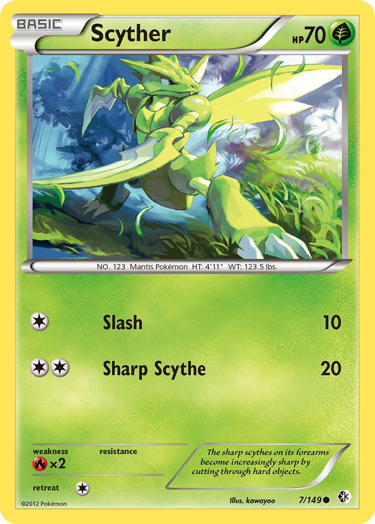 Scyther (7/149) [Black & White: Boundaries Crossed] | North Game Den