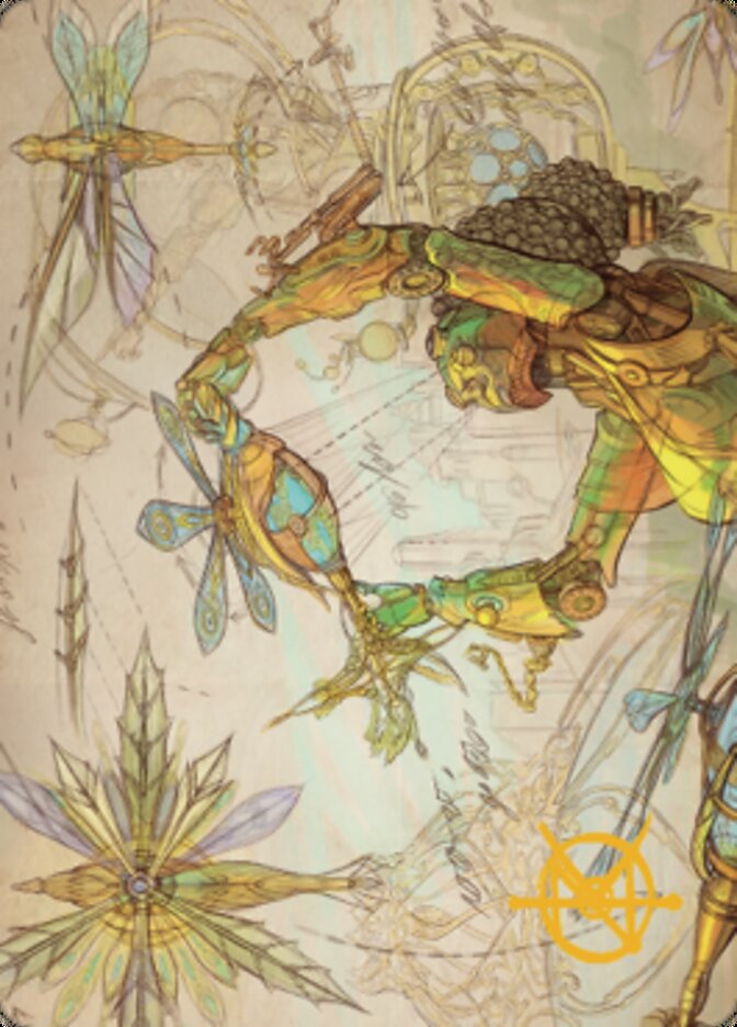 Inspiring Statuary Art Card (Gold-Stamped Signature) [The Brothers' War Art Series] | North Game Den