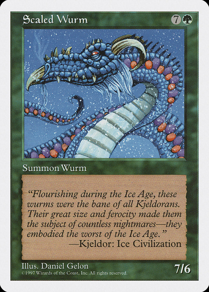 Scaled Wurm [Fifth Edition] | North Game Den