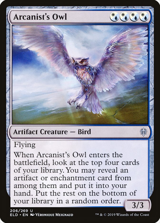 Arcanist's Owl [Throne of Eldraine] | North Game Den