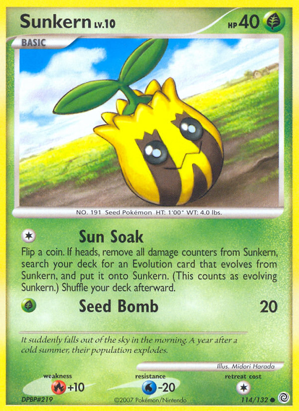 Sunkern (114/132) [Diamond & Pearl: Secret Wonders] | North Game Den