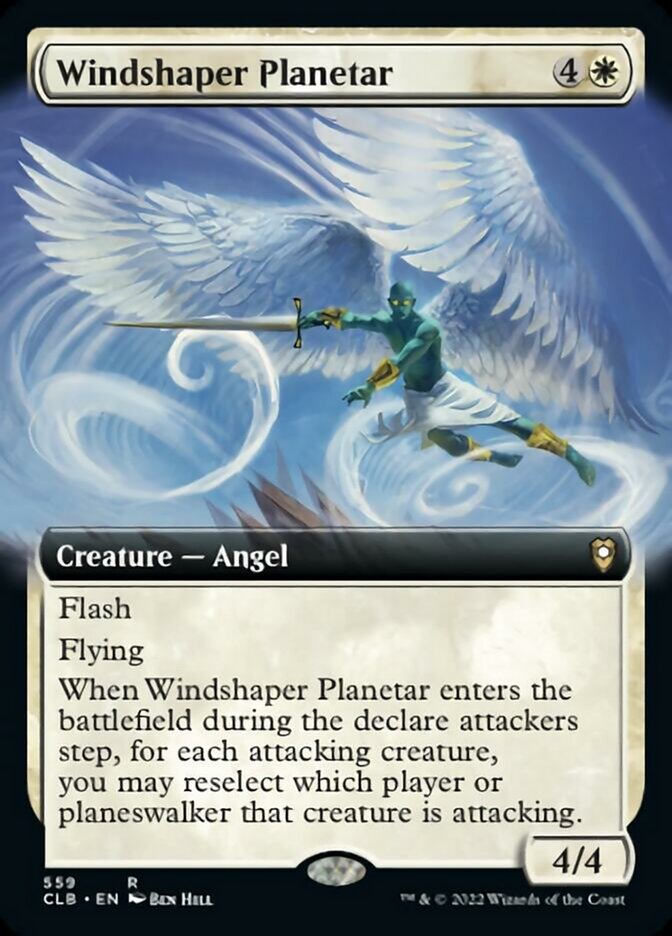 Windshaper Planetar (Extended Art) [Commander Legends: Battle for Baldur's Gate] | North Game Den