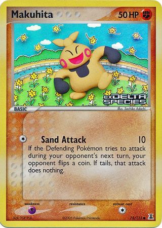 Makuhita (75/113) (Stamped) [EX: Delta Species] | North Game Den