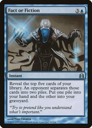 Fact or Fiction [Commander 2011] | North Game Den