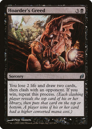 Hoarder's Greed [Lorwyn] | North Game Den
