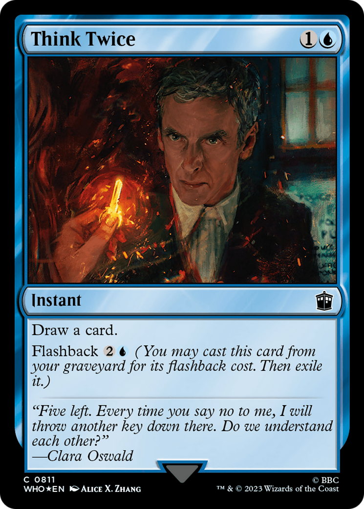 Think Twice (Surge Foil) [Doctor Who] | North Game Den