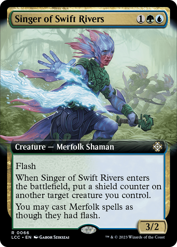 Singer of Swift Rivers (Extended Art) [The Lost Caverns of Ixalan Commander] | North Game Den