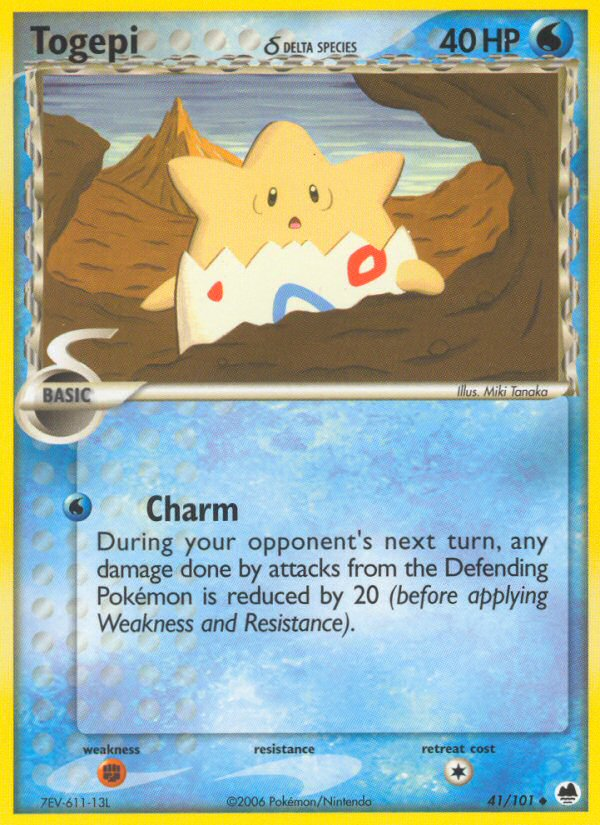 Togepi (41/101) (Delta Species) [EX: Dragon Frontiers] | North Game Den