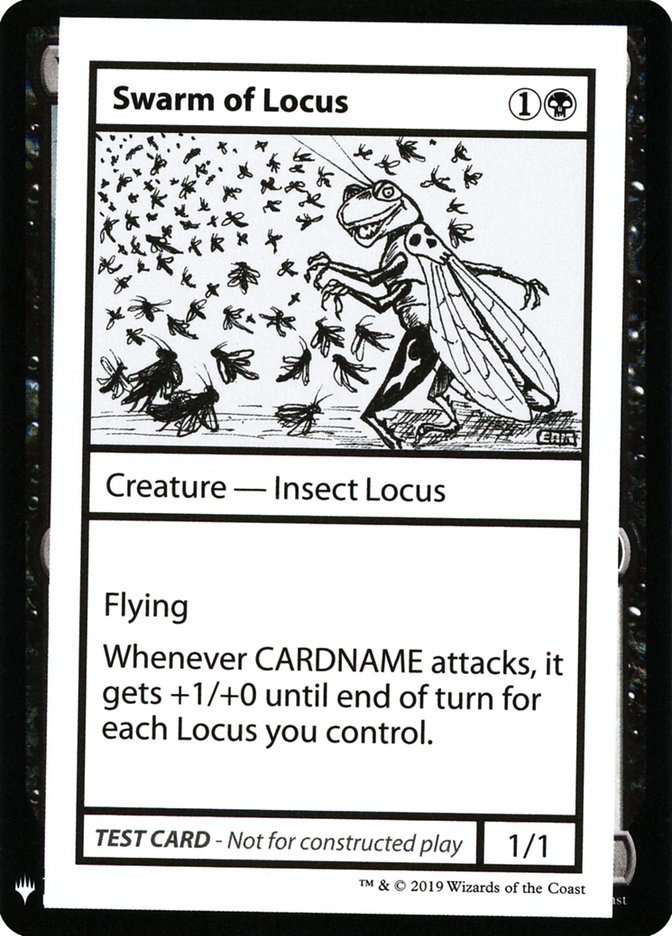Swarm of Locus [Mystery Booster Playtest Cards] | North Game Den