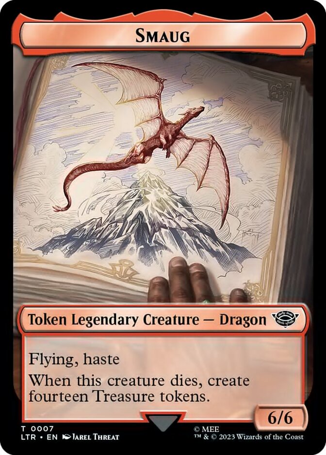 Smaug Token [The Lord of the Rings: Tales of Middle-Earth Tokens] | North Game Den