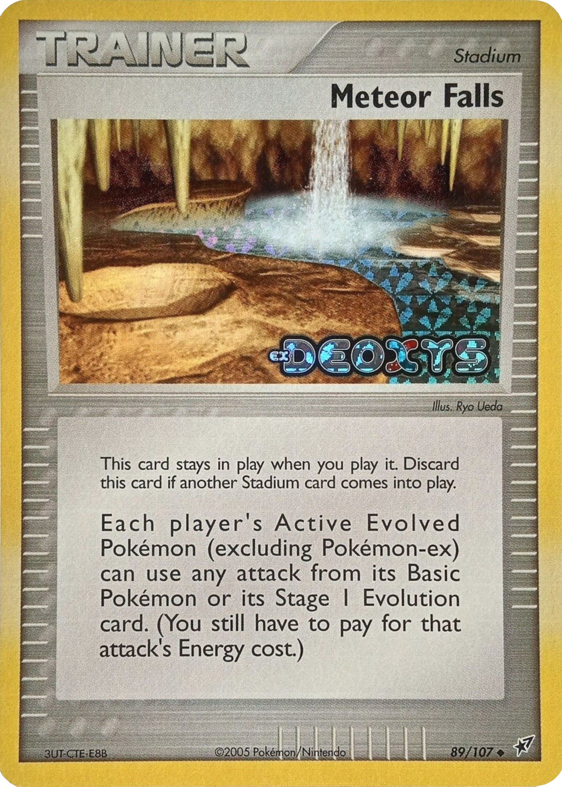 Meteor Falls (89/107) (Stamped) [EX: Deoxys] | North Game Den