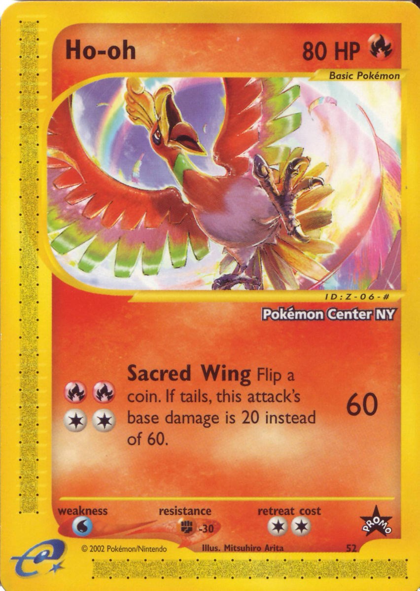 Ho-oh (52) (Pokemon Center NY Promo) [Wizards of the Coast: Black Star Promos] | North Game Den