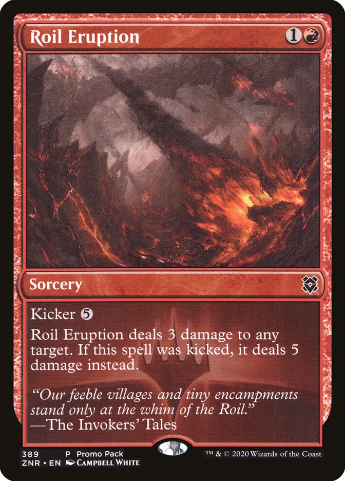 Roil Eruption (Promo Pack) [Zendikar Rising Promos] | North Game Den