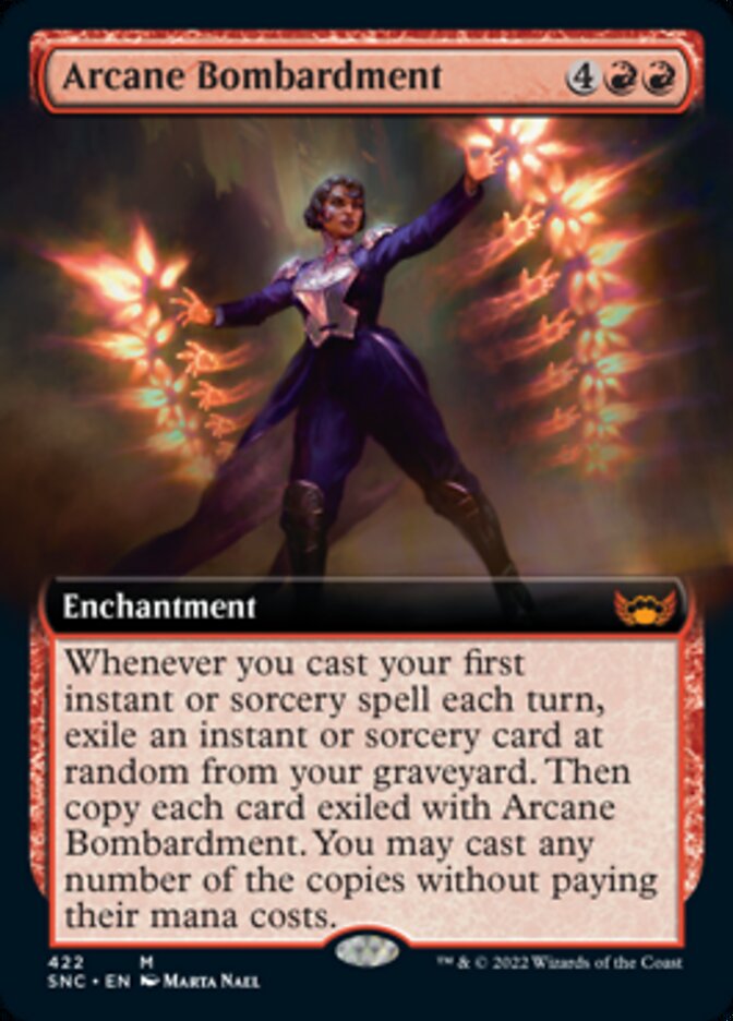 Arcane Bombardment (Extended Art) [Streets of New Capenna] | North Game Den