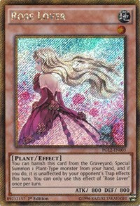 Rose Lover [PGL2-EN003] Gold Secret Rare | North Game Den