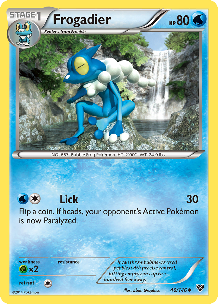 Frogadier (40/146) [XY: Base Set] | North Game Den