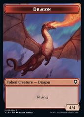 Treasure // Dragon Double-sided Token [Commander Legends: Battle for Baldur's Gate Tokens] | North Game Den