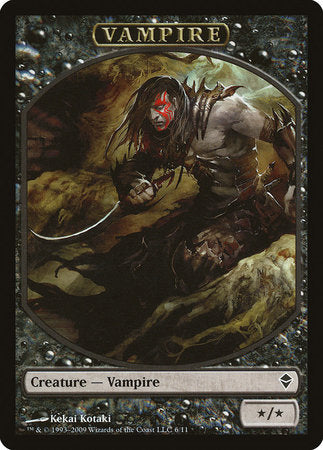 Vampire Token [Zendikar Tokens] | North Game Den