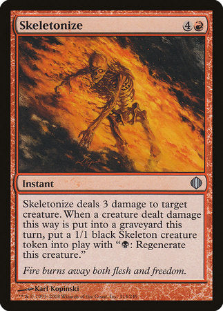 Skeletonize [Shards of Alara] | North Game Den