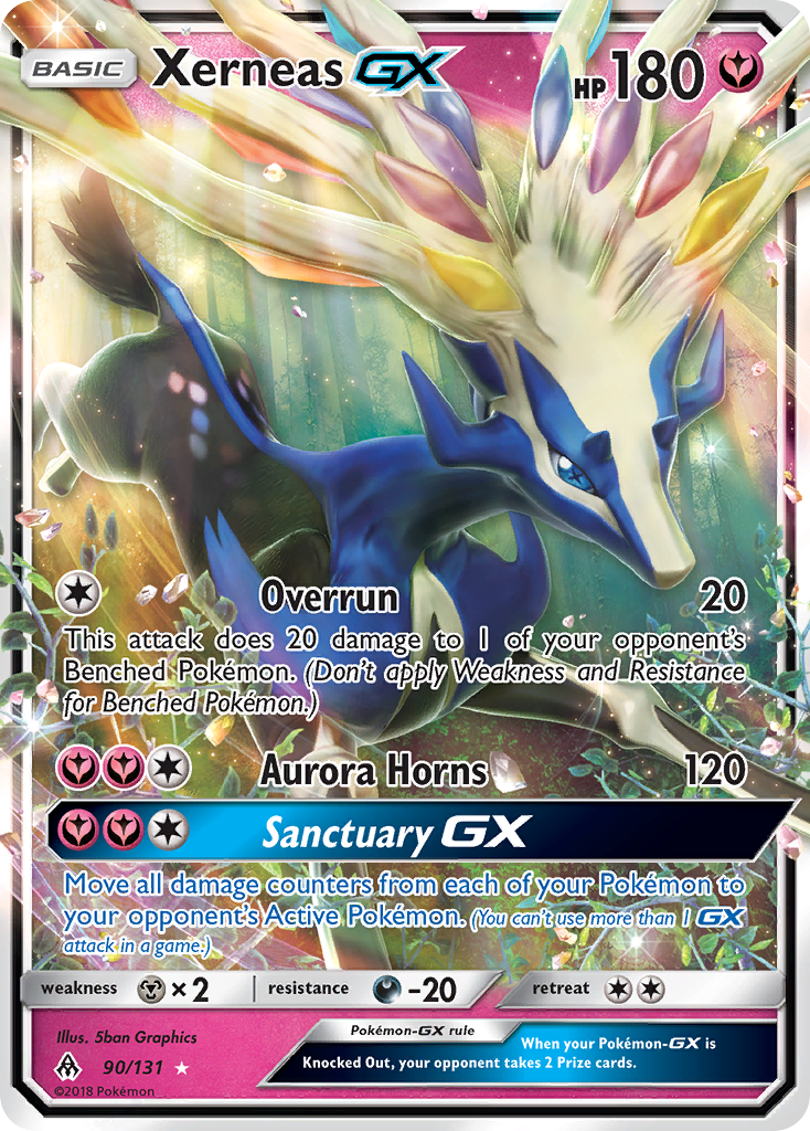 Xerneas GX (90/131) [Sun & Moon: Forbidden Light] | North Game Den