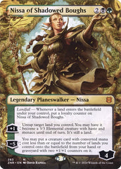 Nissa of Shadowed Boughs (Borderless) [Zendikar Rising] | North Game Den