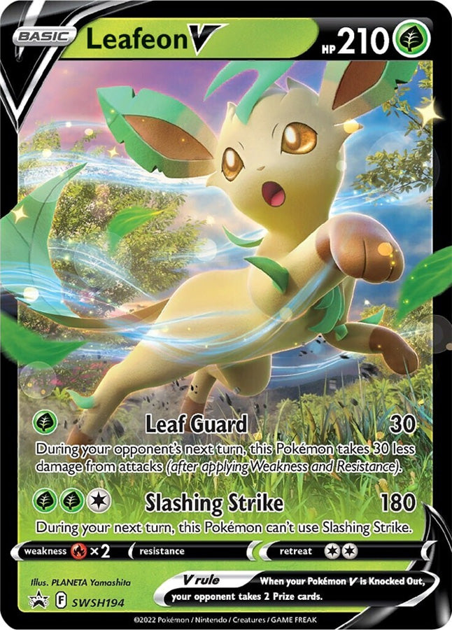 Leafeon V (SWSH194) [Sword & Shield: Black Star Promos] | North Game Den