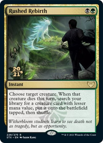 Rushed Rebirth [Strixhaven: School of Mages Prerelease Promos] | North Game Den