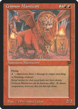 Crimson Manticore [Legends] | North Game Den