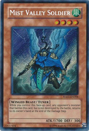 Mist Valley Soldier [HA01-EN006] Secret Rare | North Game Den