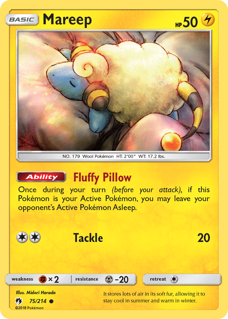 Mareep (75/214) [Sun & Moon: Lost Thunder] | North Game Den