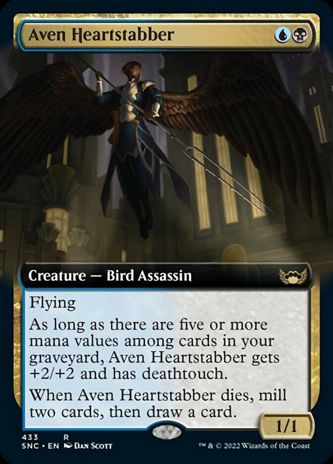 Aven Heartstabber (Extended Art) [Streets of New Capenna] | North Game Den