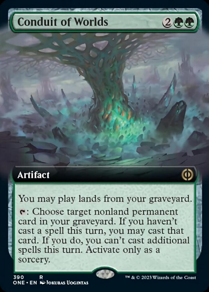 Conduit of Worlds (Extended Art) [Phyrexia: All Will Be One] | North Game Den