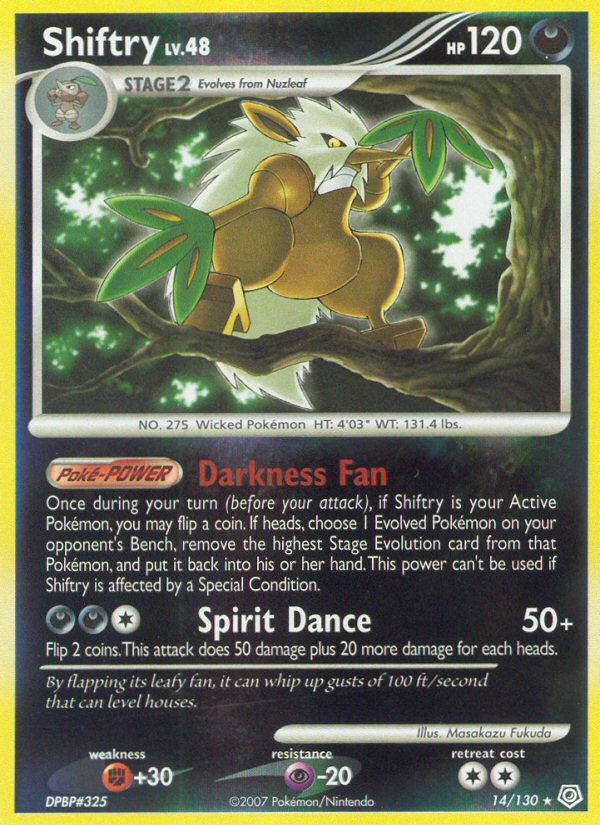 Shiftry (14/130) [Diamond & Pearl: Base Set] | North Game Den