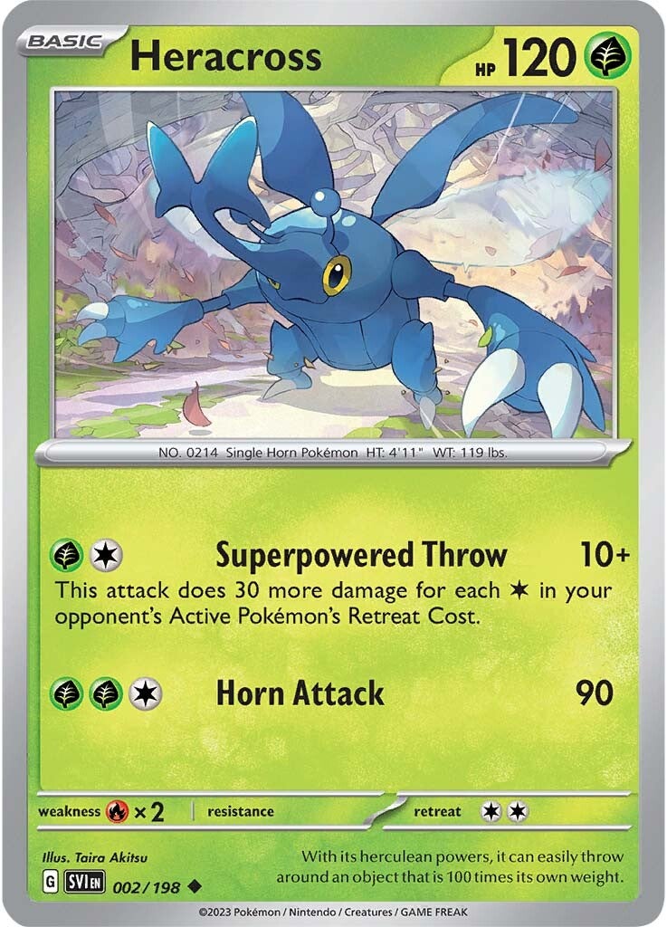 Heracross (002/198) [Scarlet & Violet: Base Set] | North Game Den