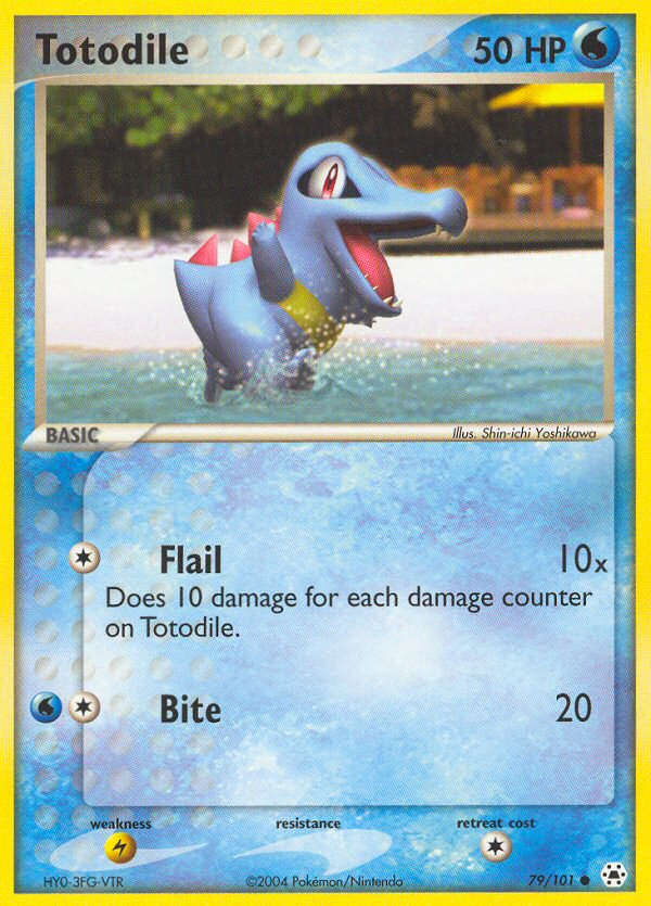 Totodile (79/101) [EX: Hidden Legends] | North Game Den
