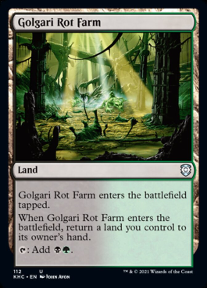 Golgari Rot Farm [Kaldheim Commander] | North Game Den