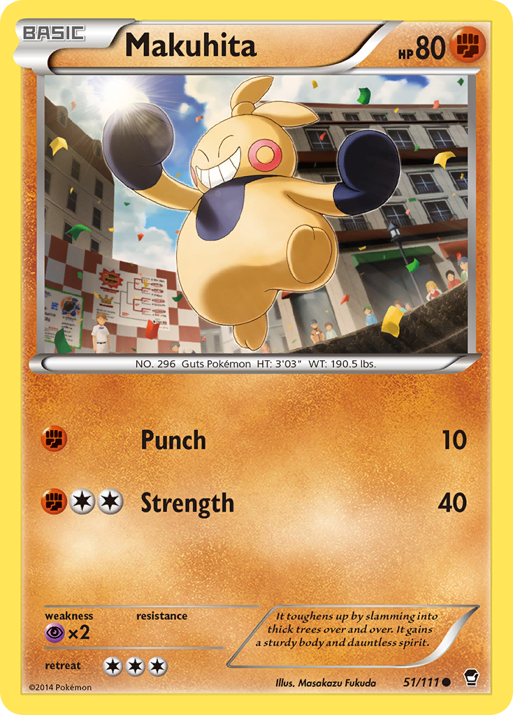 Makuhita (51/111) [XY: Furious Fists] | North Game Den