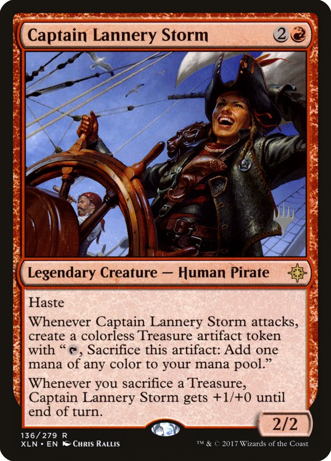 Captain Lannery Storm (Promo Pack) [Ixalan Promos] | North Game Den