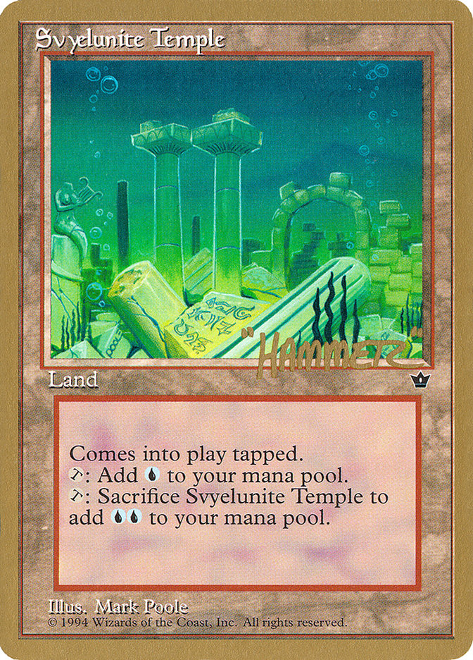 Svyelunite Temple (Shawn "Hammer" Regnier) [Pro Tour Collector Set] | North Game Den