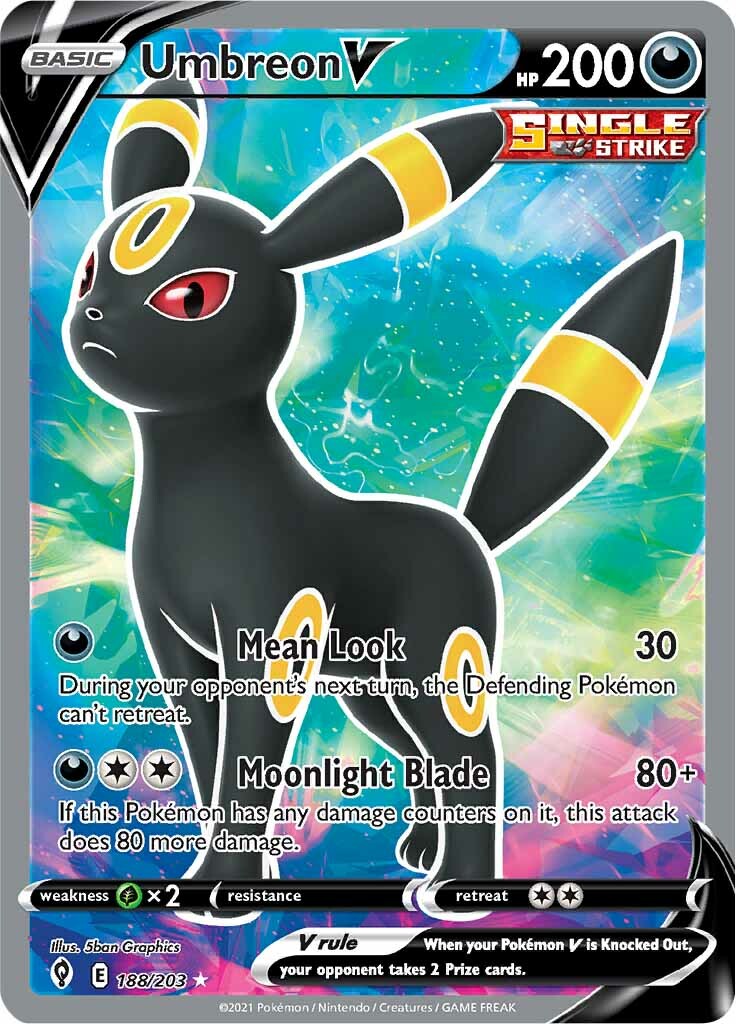 Umbreon V (188/203) [Sword & Shield: Evolving Skies] | North Game Den