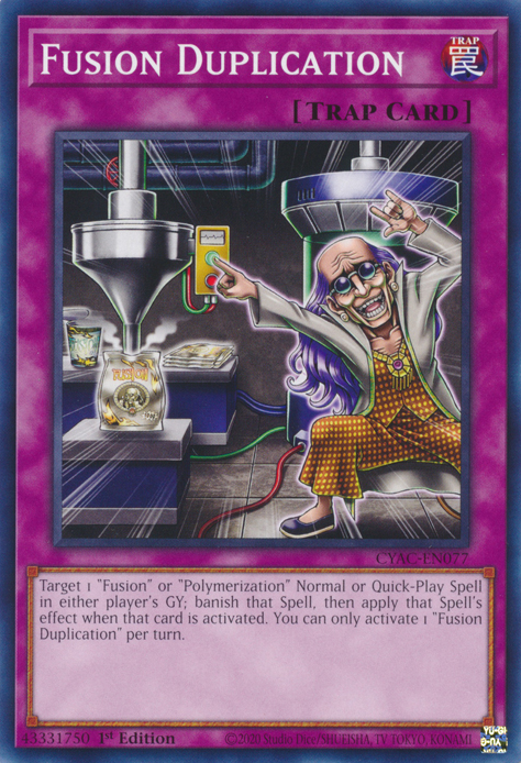 Fusion Duplication [CYAC-EN077] Common | North Game Den