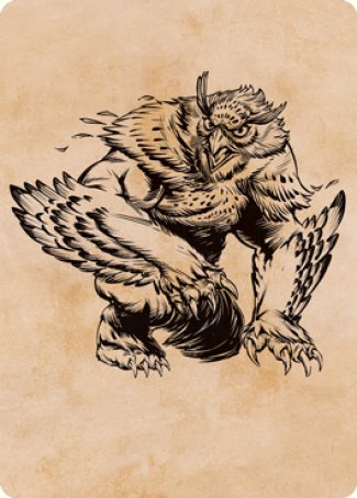 Owlbear (Showcase) Art Card [Dungeons & Dragons: Adventures in the Forgotten Realms Art Series] | North Game Den